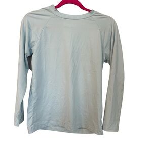 James & Lottie The Sammy Light Blue Children Swim Rash Guard Sz 6 (Boys) GUC